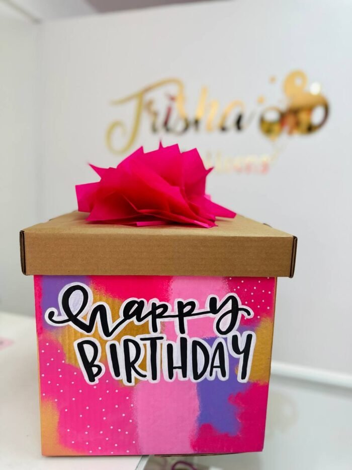 CAJA CUMPLEAÑOS 30X30