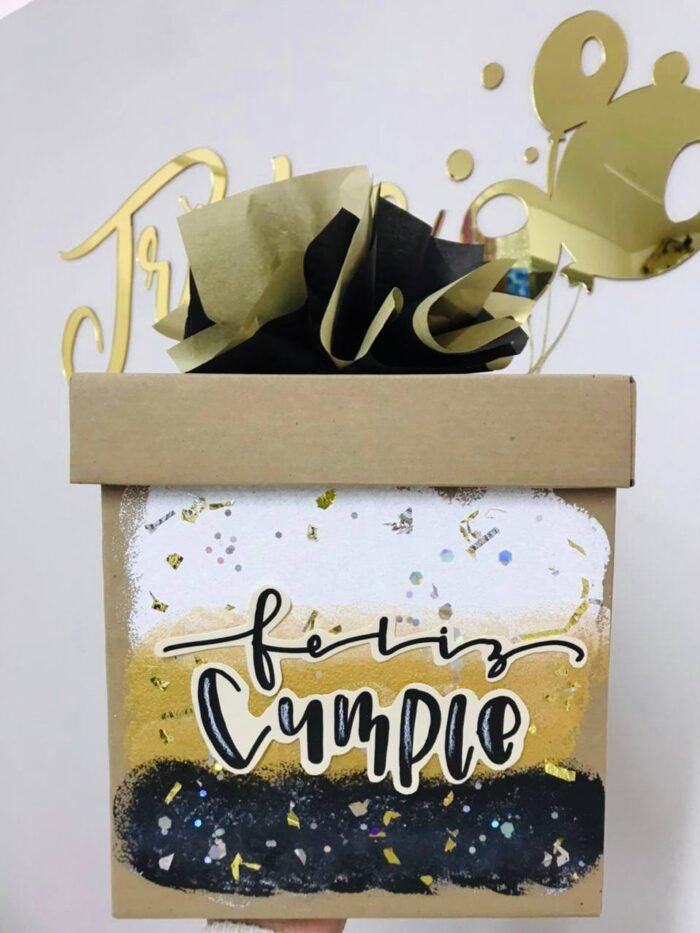CAJA CUMPLEAÑOS 30X30
