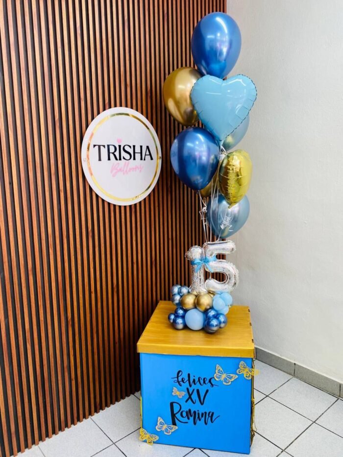 CAJA PERSONALIZADA XV 60X60